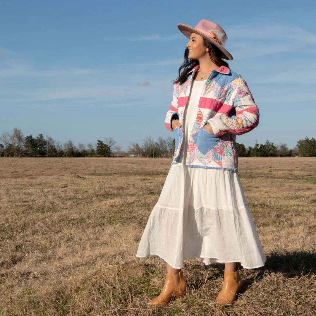 The Second Vintage Quilt Jacket Collection — Country Peony